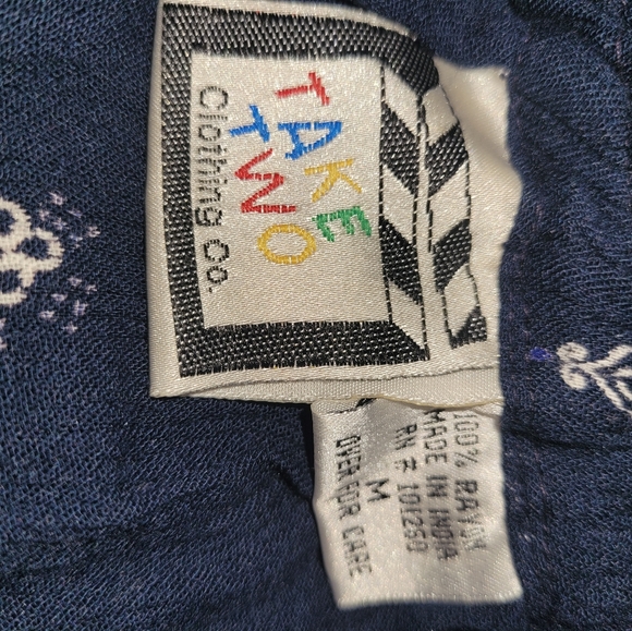 Vintage Take 2 navy skirt size m - Picture 3 of 3